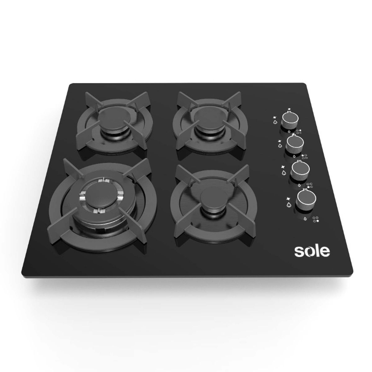 SOLE - Cocina Empotrable Sole 4 Hornillas 60 cm SOLCO068