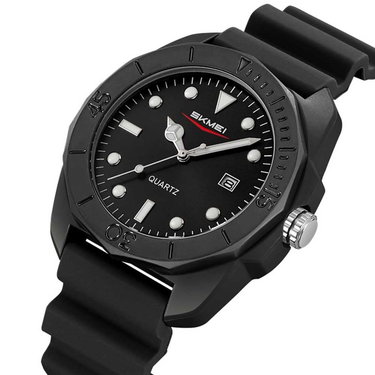 SKMEI - Reloj Skmei 22393 Hombre Digital Deportivo Alarma 2 Tiempos - Negro