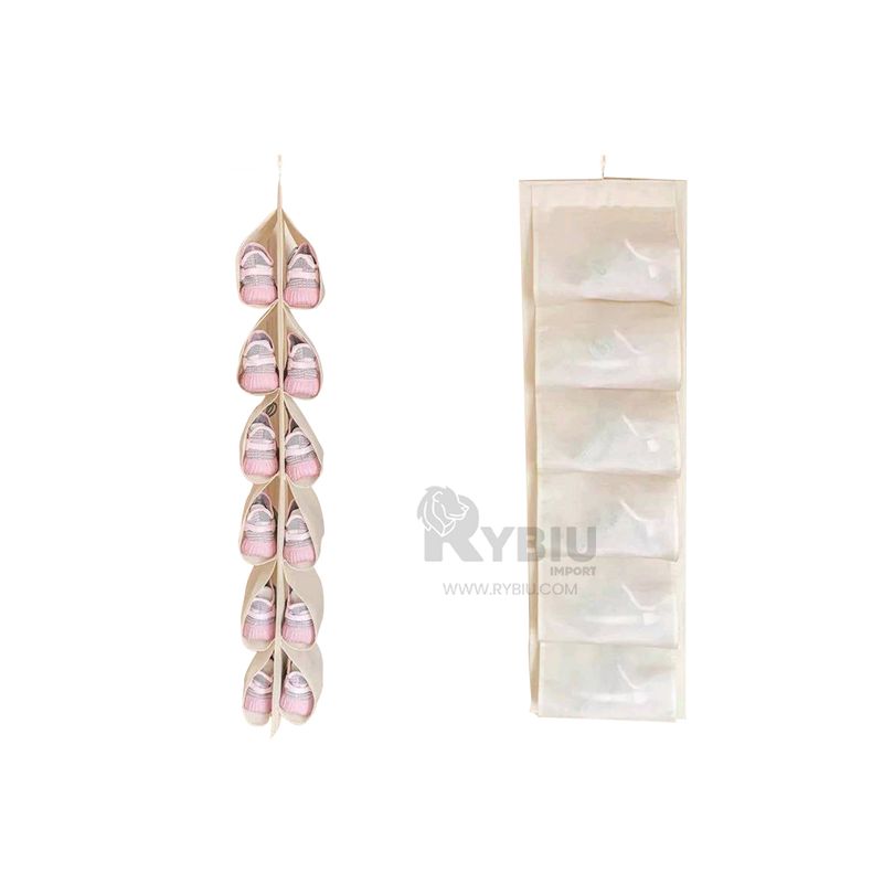 RYBIU IMPORT - Estante Zapatillera Practico en Crema Y+Ligas de Regalo