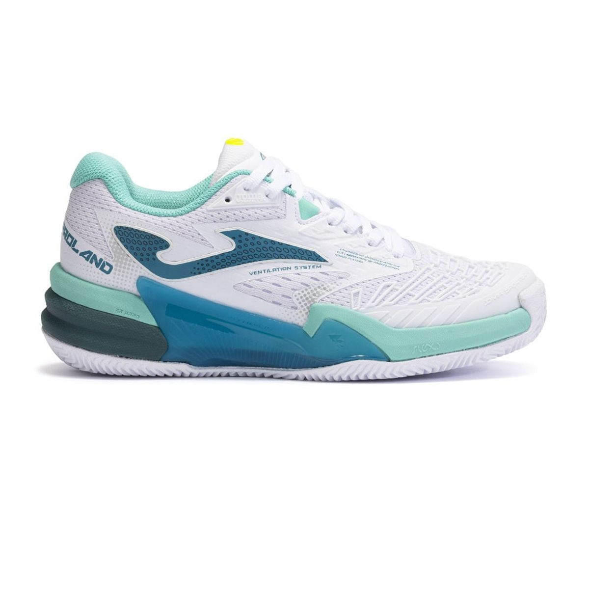 JOMA - Joma Tennis Mujer Roland 24 Blanco Turquesa