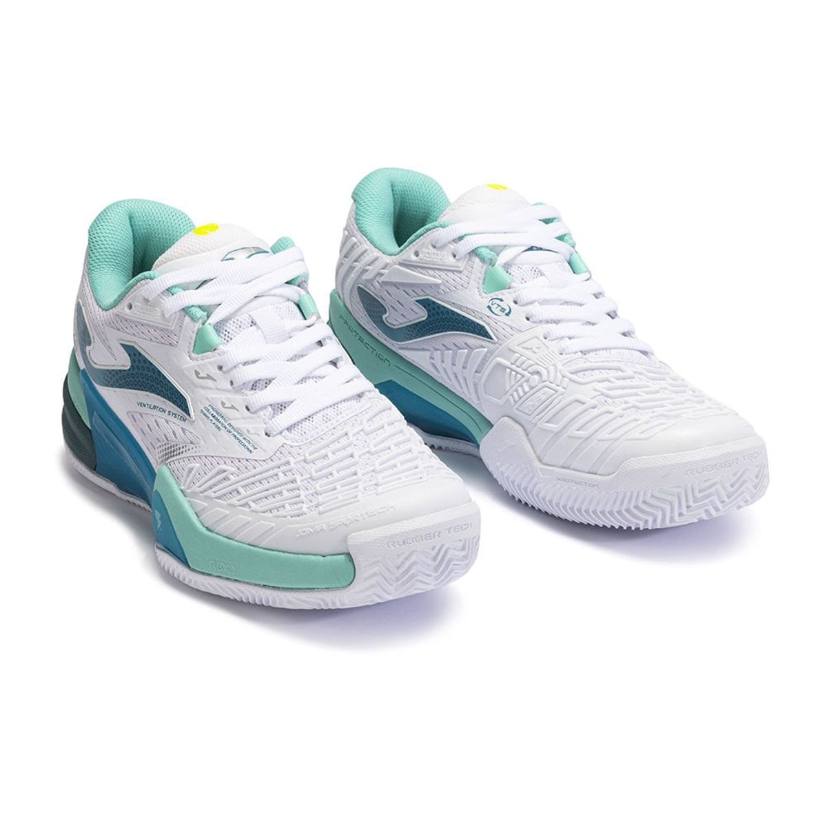 JOMA - Joma Tennis Mujer Roland 24 Blanco Turquesa