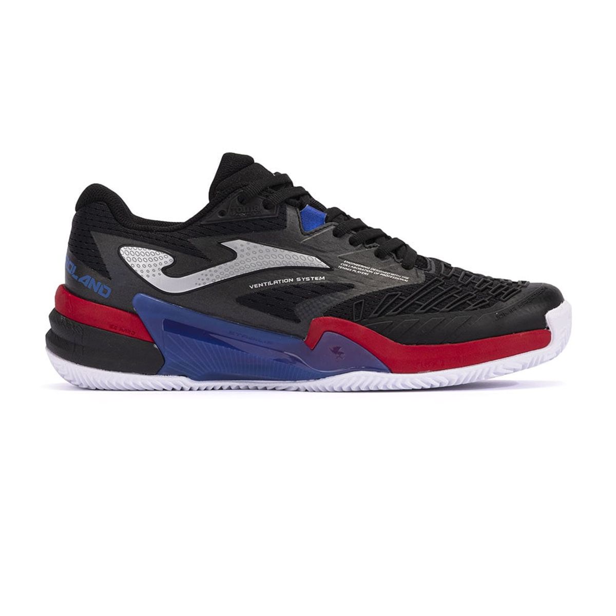 JOMA - Joma Tennis Hombre TRoland 24 Negro Rojo
