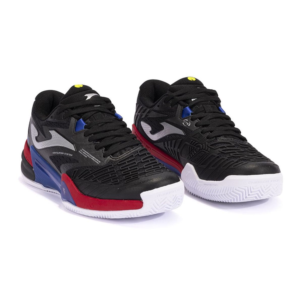 JOMA - Joma Tennis Hombre TRoland 24 Negro Rojo