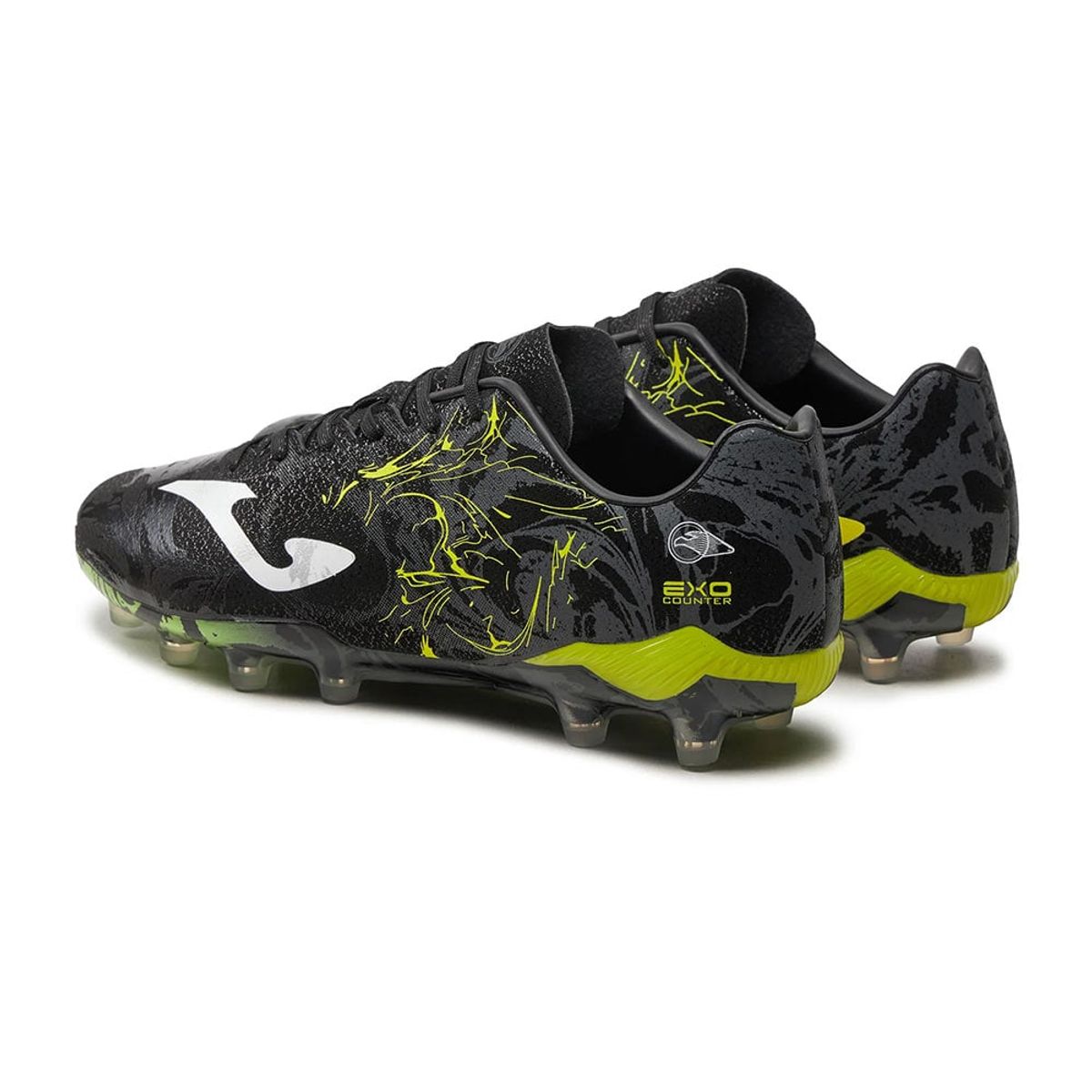 JOMA - Joma Futbol Hombre Supercopa 24 Negro Amarillo Fluor FG