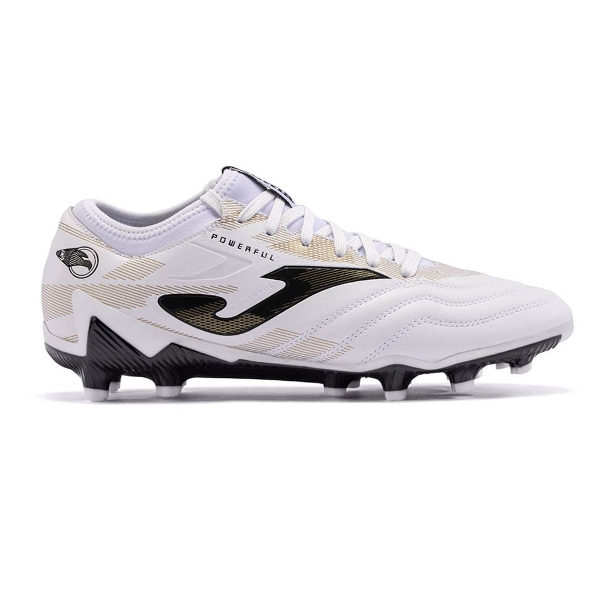 JOMA - Joma Futbol Hombre Powerful 24 Blanco Dorado FG