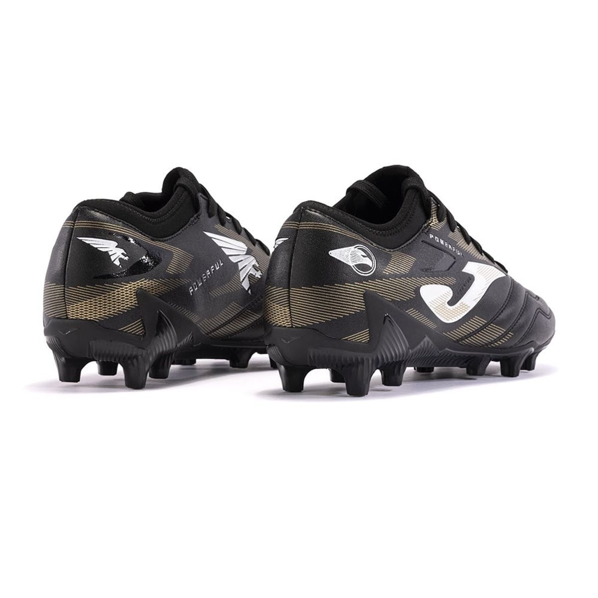 JOMA - Joma Futbol Hombre Powerful 24 Negro Dorado FG