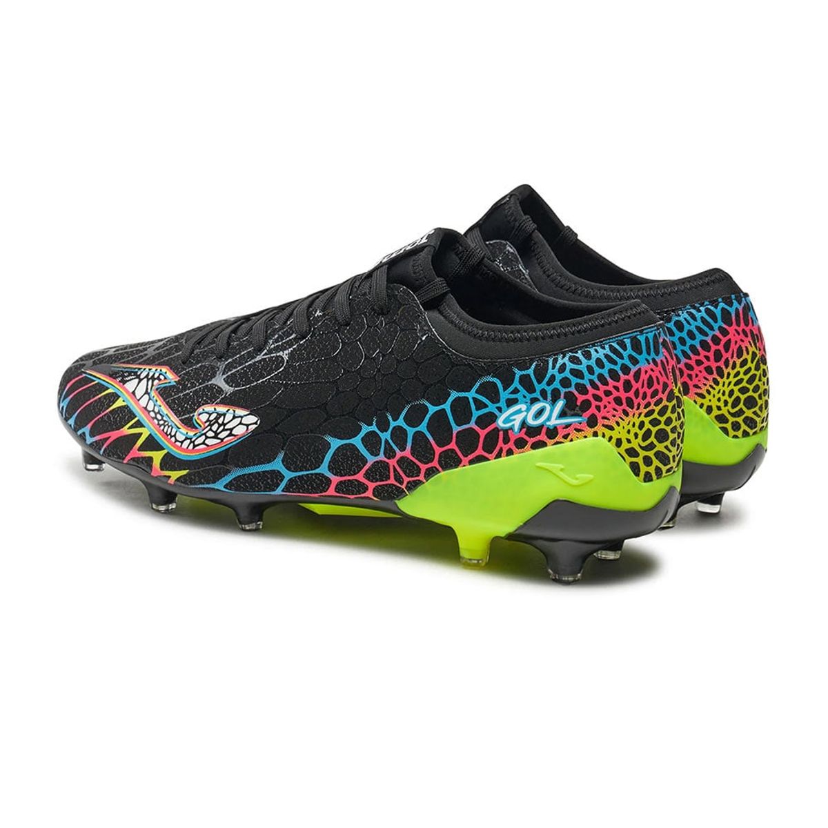 JOMA - Joma Futbol Hombre Gol 24 Negro Amarillo Fluor FG