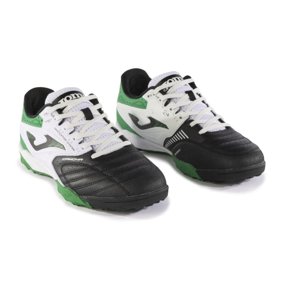 JOMA - Joma Futbol Hombre Cancha 24 Negro Blanco TF