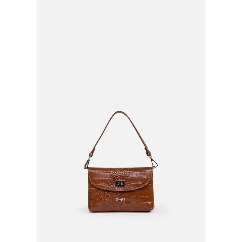 RENZO COSTA - CARTERA CROCO EMBOSSED MINI