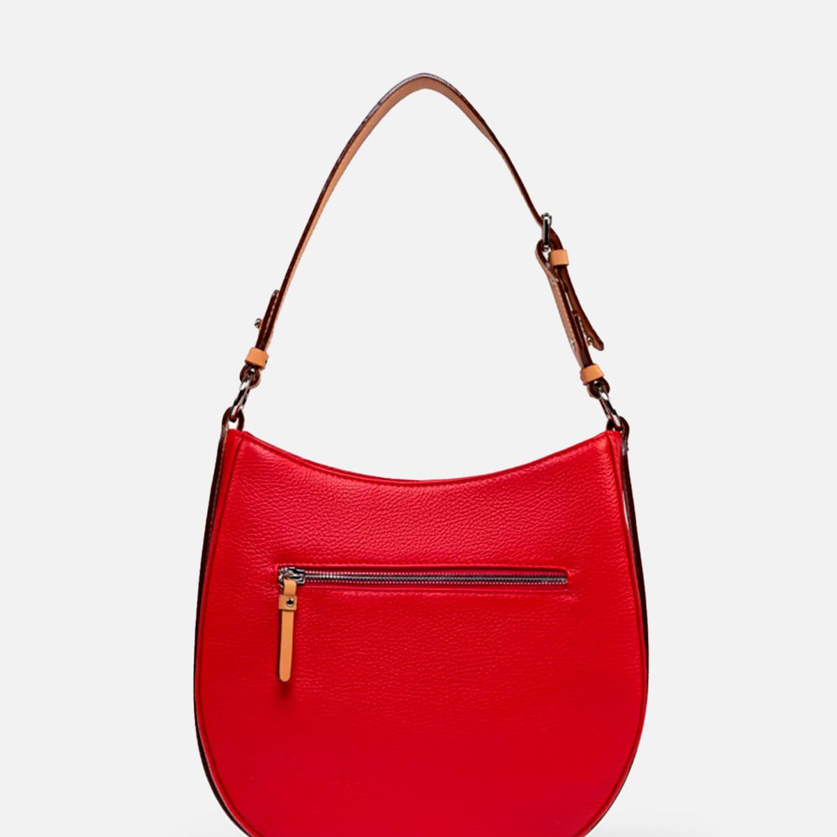 RENZO COSTA - CARTERA OVAL LEATHER