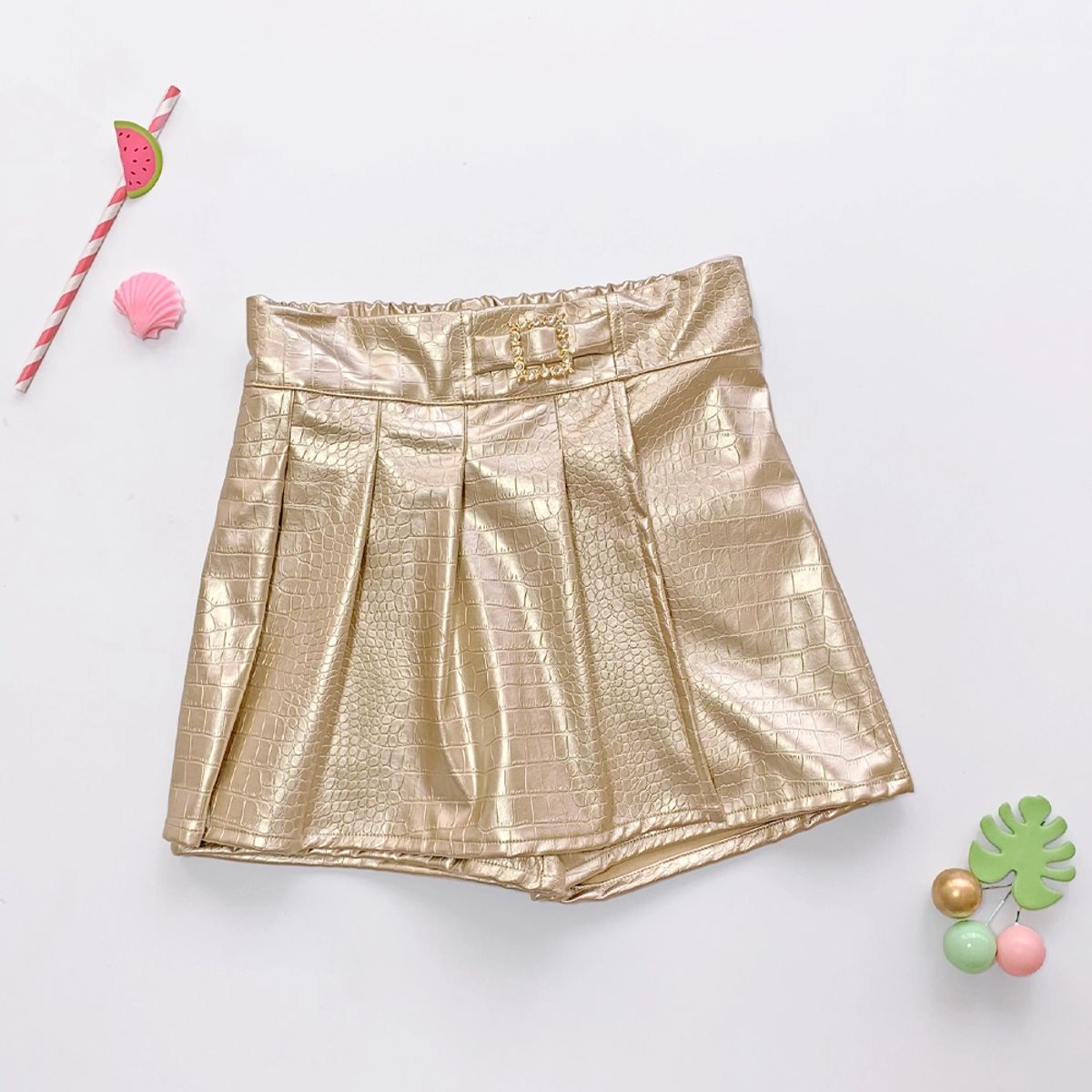 KIDS MASHMELO - Falda Short con Tableros en Tapa para Niña - Kids Mashmelo