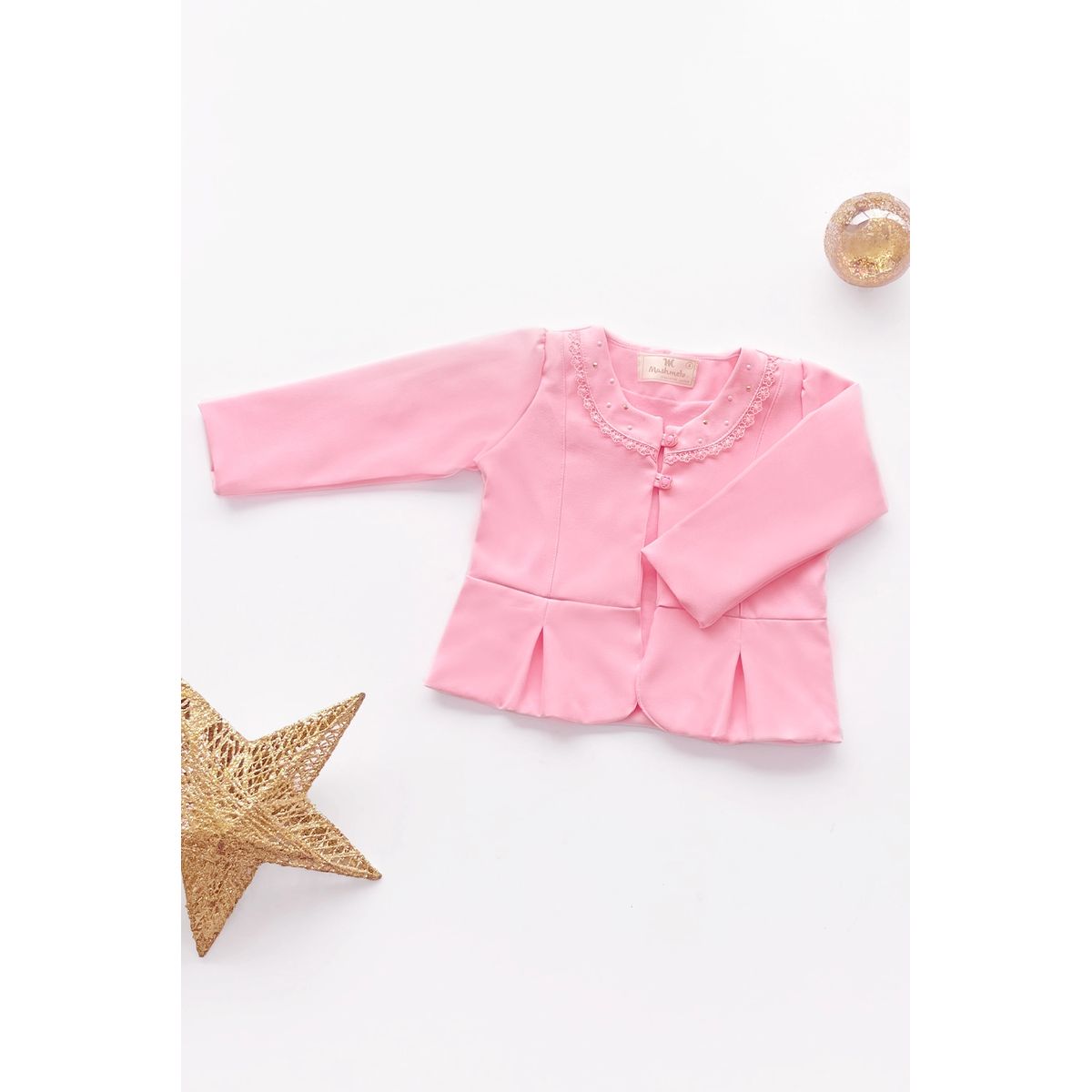 KIDS MASHMELO - Blazer para Niña de Catania con Cuello - Kids Mahmelo