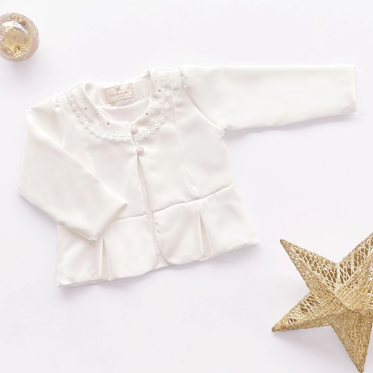 KIDS MASHMELO - Blazer para Niña de Catania con Cuello - Kids Mahmelo