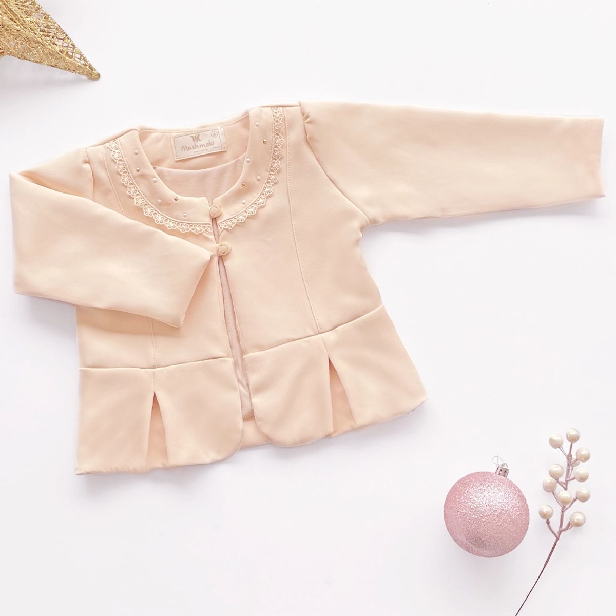 KIDS MASHMELO - Blazer para Niña de Catania con Cuello - Kids Mahmelo