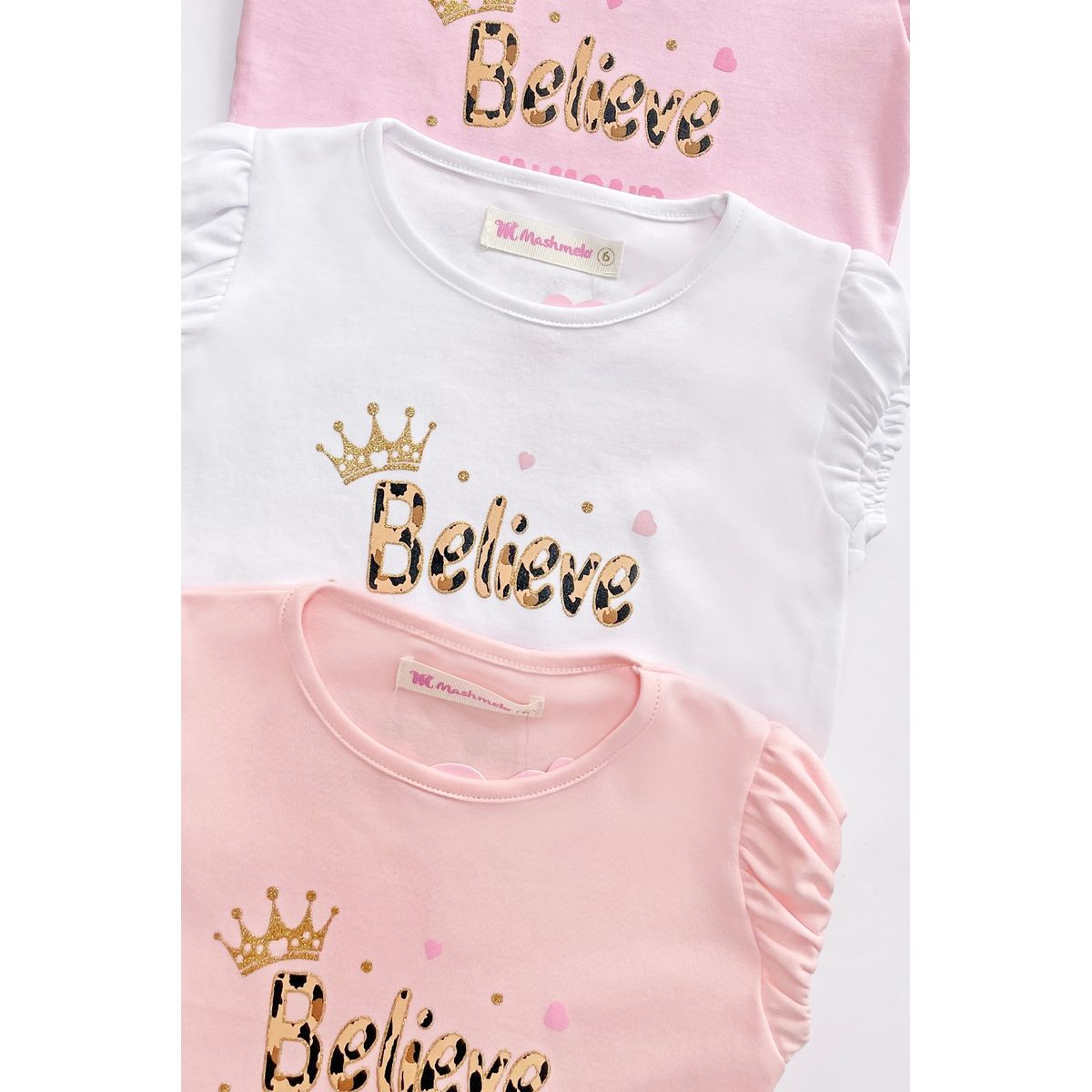 KIDS MASHMELO - Polo con Manga Fruncida para Niña - Kids Mashmelo