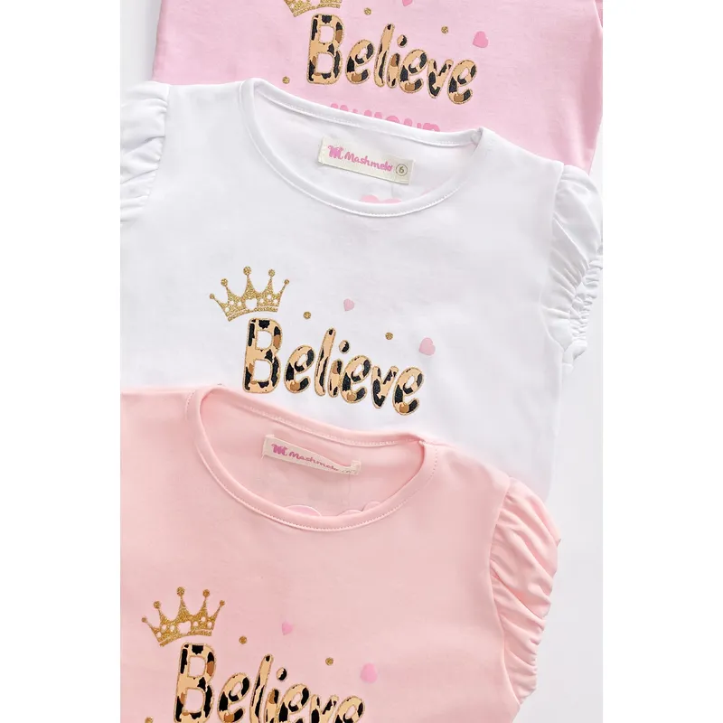 KIDS MASHMELO - Polo con Manga Fruncida para Niña - Kids Mashmelo