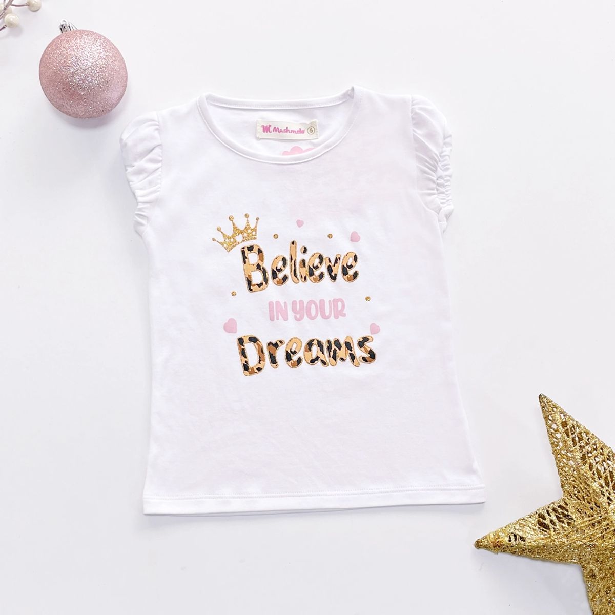 KIDS MASHMELO - Polo con Manga Fruncida para Niña - Kids Mashmelo