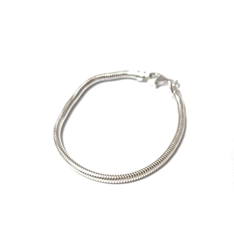 GENERICO - Pulsera Cola de Raton Plata 925 - 18 cm