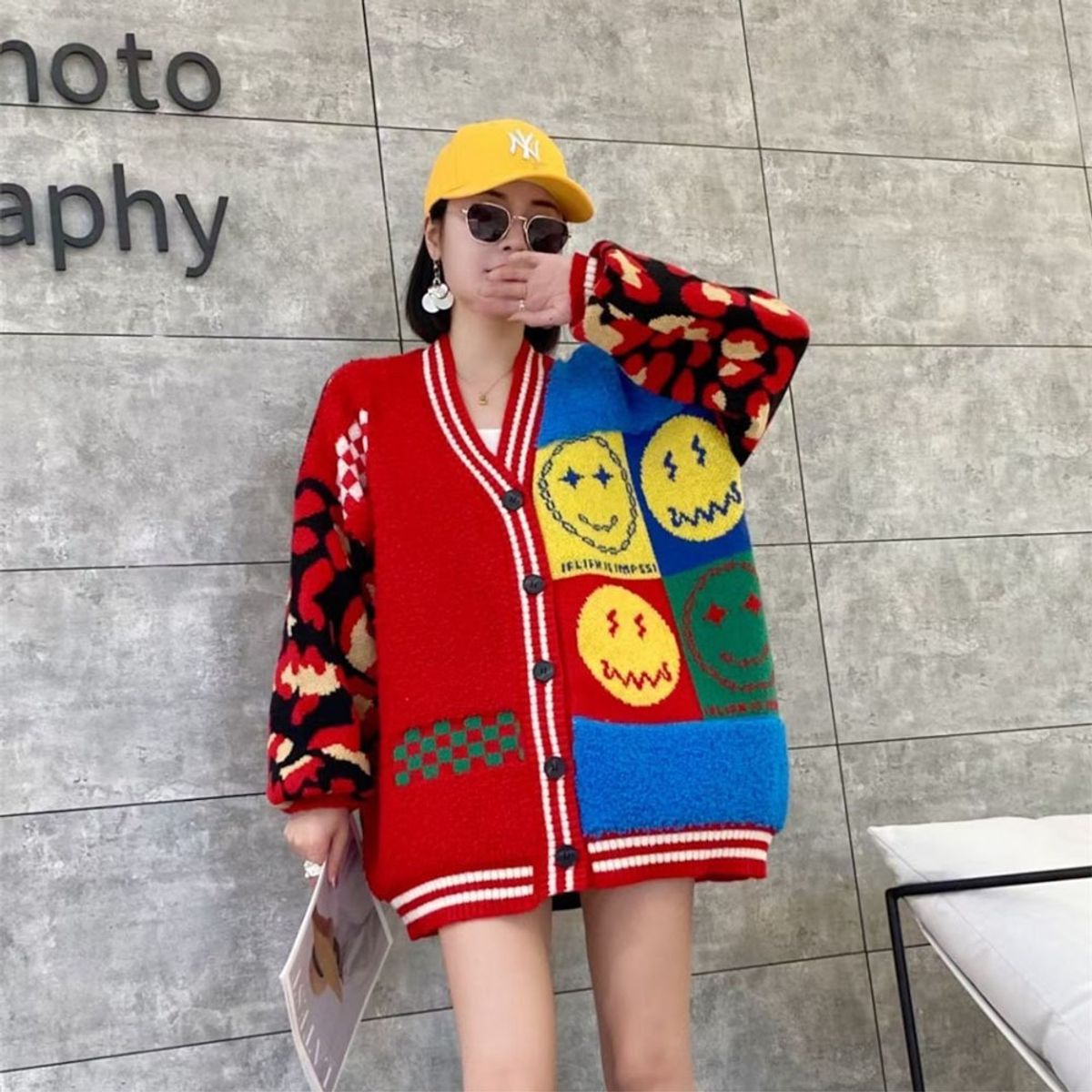 GENERICO - Chompa Mujer Gruesa Importada Botones Ev-85 Color Rojo