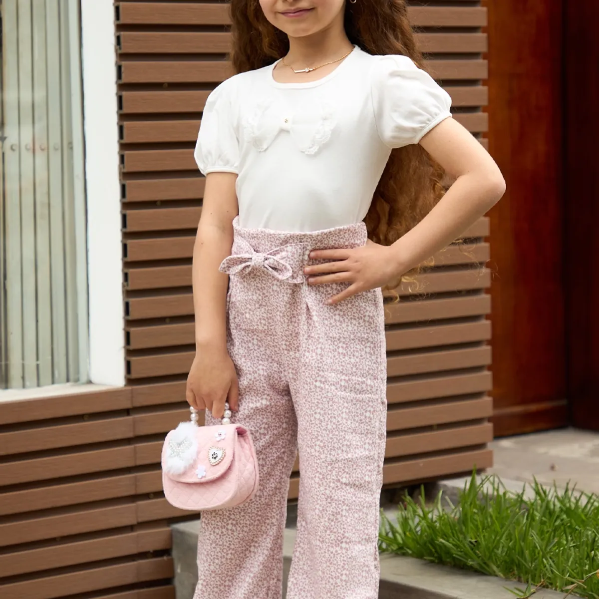 KIDS MASHMELO - Pantalon Corduroy con Pinzas para Niña - Kids Mahmelo