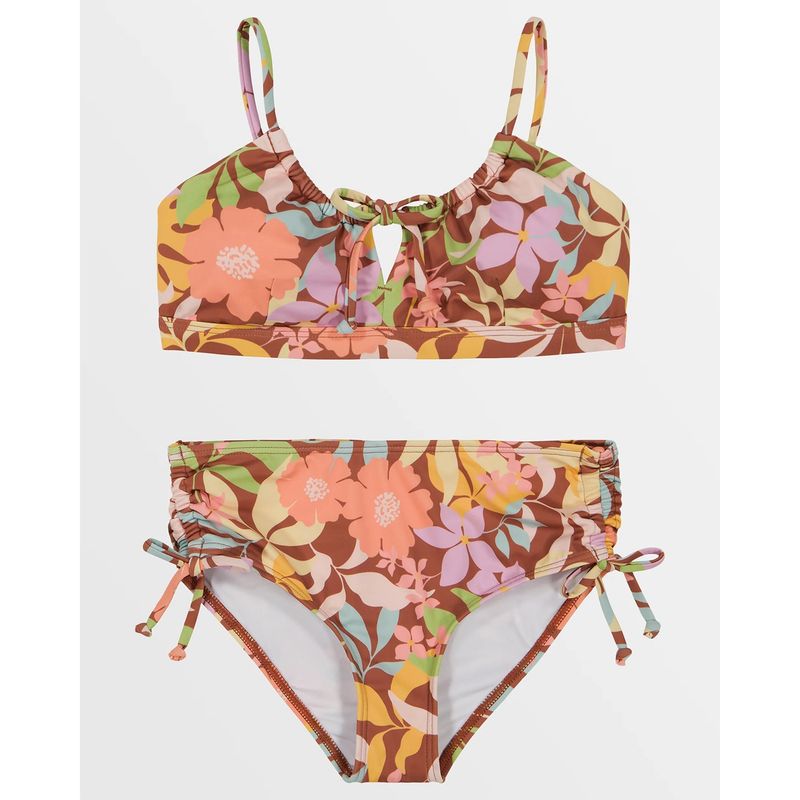 BILLABONG - Bikini Billabong Niña Girls Sweet Talkin Strappy Tank Bikini Multicolor