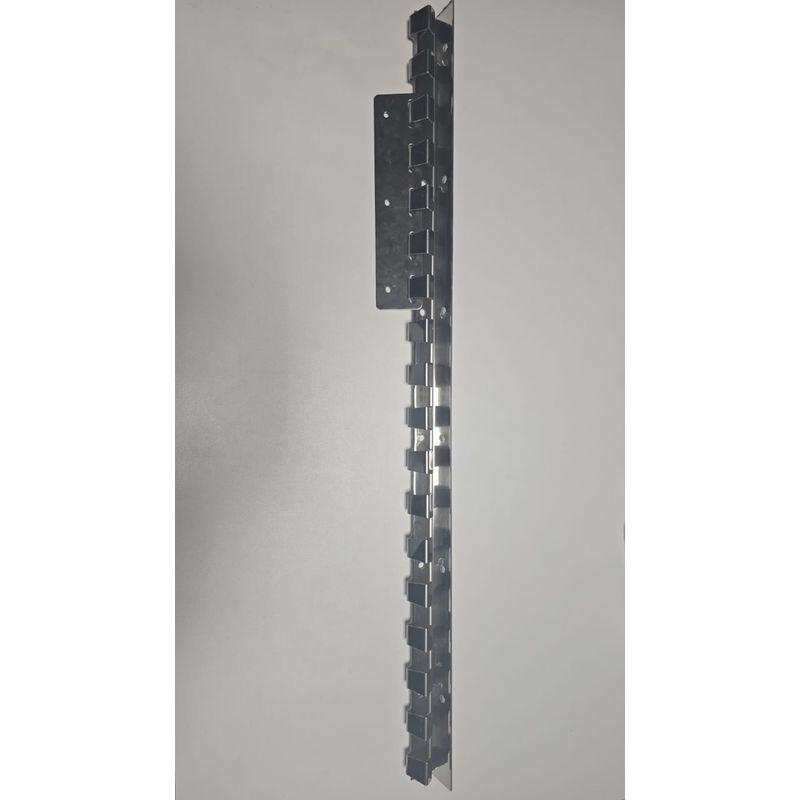 GENERICO - RIEL PARA CORTINA INDUSTRIAL CON  5 CLIPS DE 30 CM