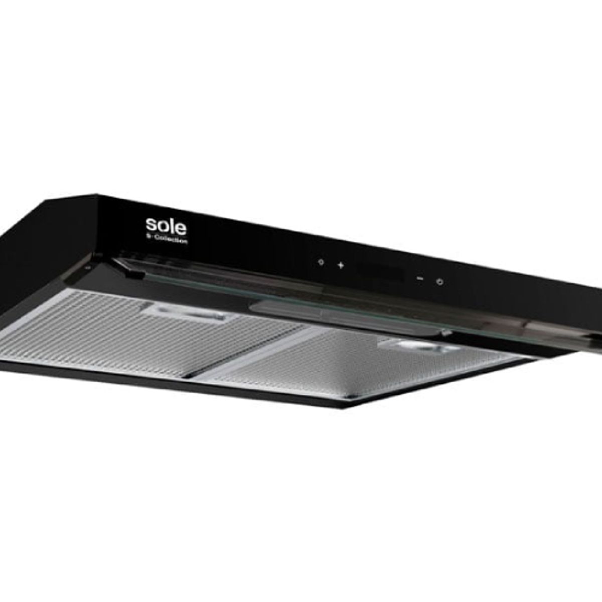 SOLE - Campana Extractora Sole 60cm Slim Black TURE18CO Negro