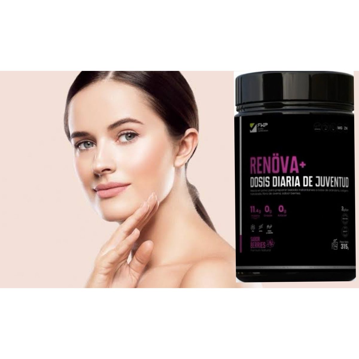 GENERICO - COLAGENO RENOVA️ ORIGINAL + CON BIOPÉPTIDOS ACTIVOS  315gr