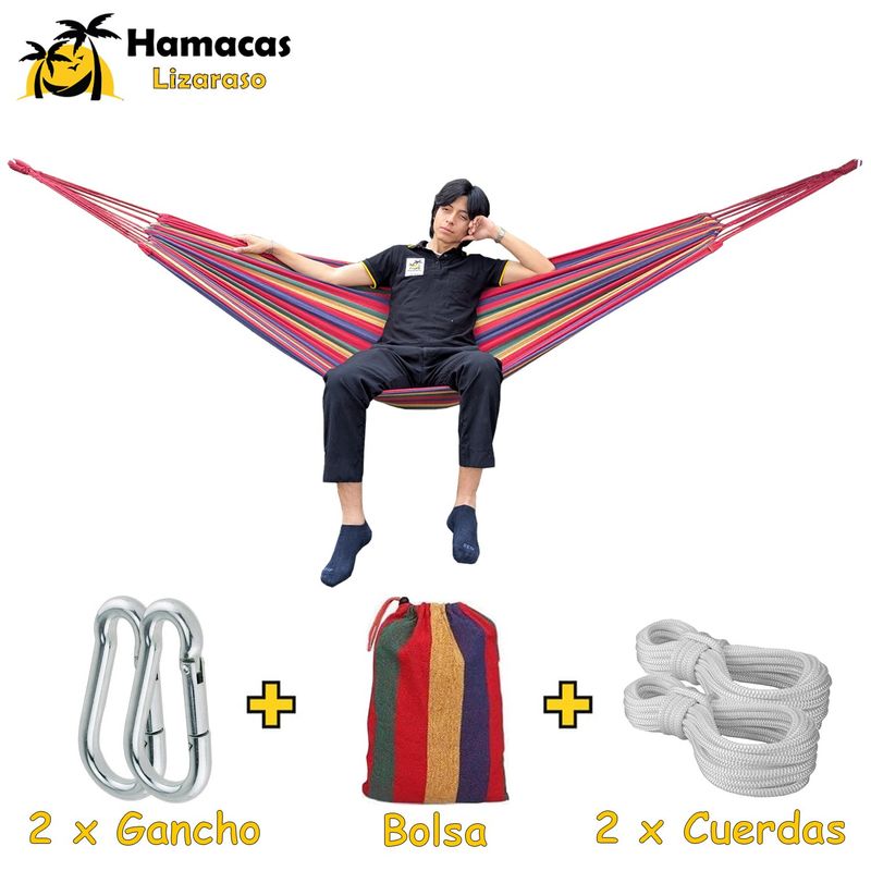 HAMACAS LIZARASO - Hamaca Oriental Multicolor Lizaraso