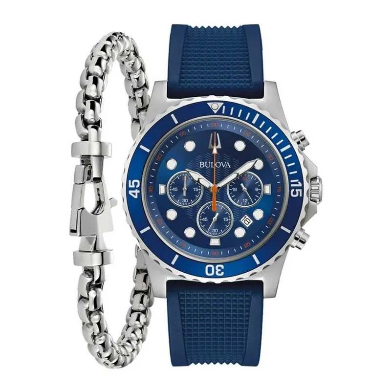 BULOVA - RELOJ BULOVA  CHRONOGRAPH 96K108 + PULSERA BULOVA