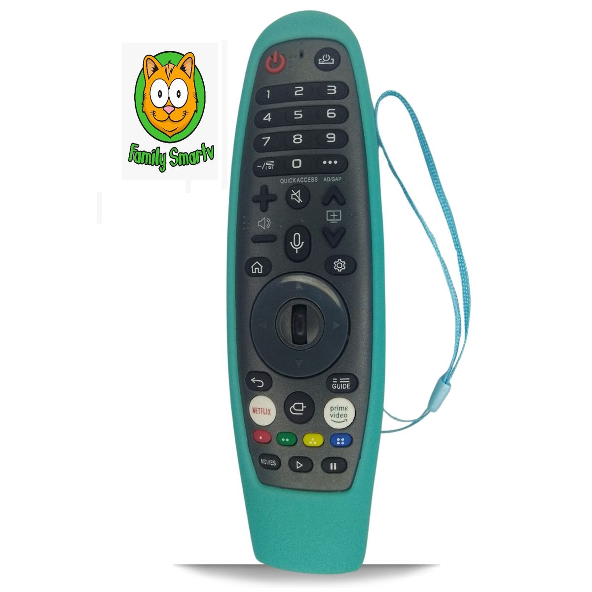 SIKAI - Funda para Control Magic Universal para Tv BGH Webos  Turquesa