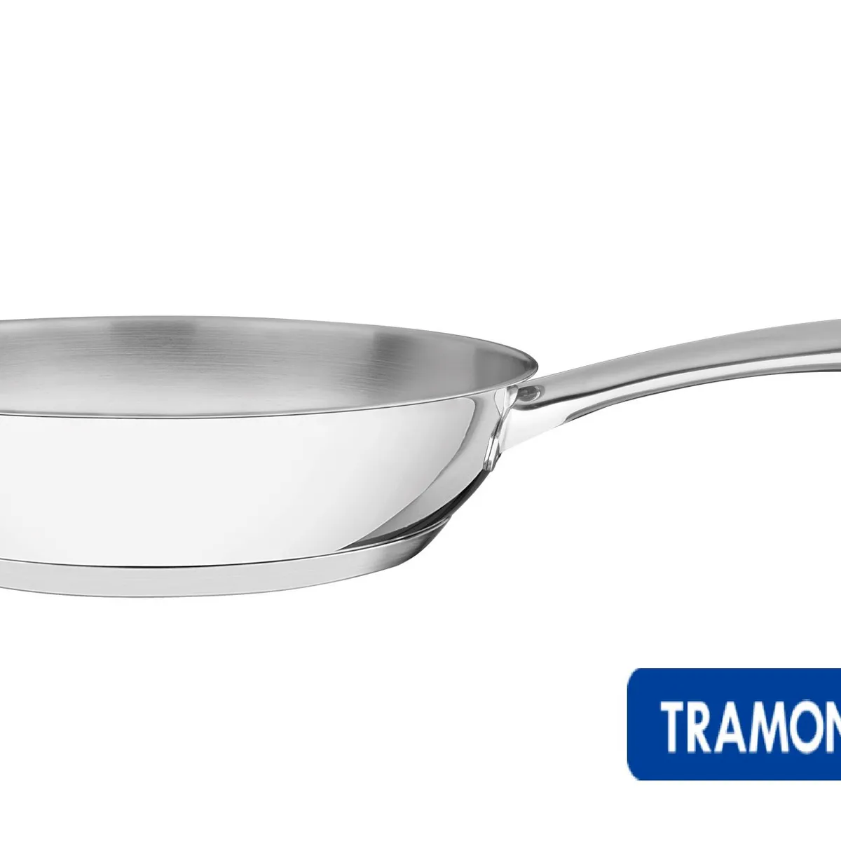 TRAMONTINA - Sartén Acero Inoxidable con fondo triple 24 cm Tramontina