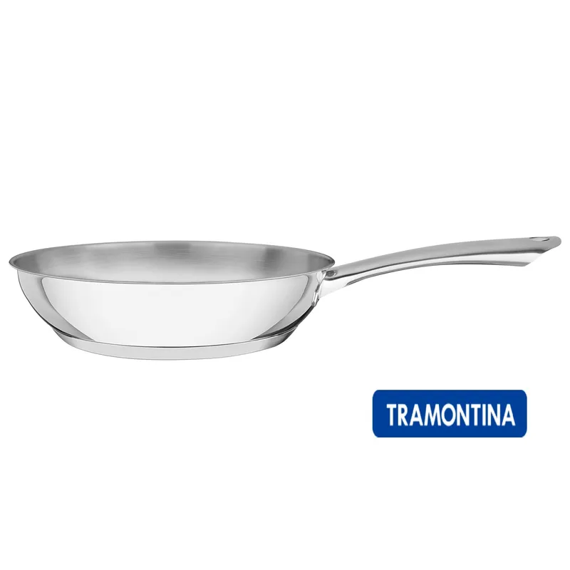 TRAMONTINA - Sartén Acero Inoxidable con fondo triple 24 cm Tramontina