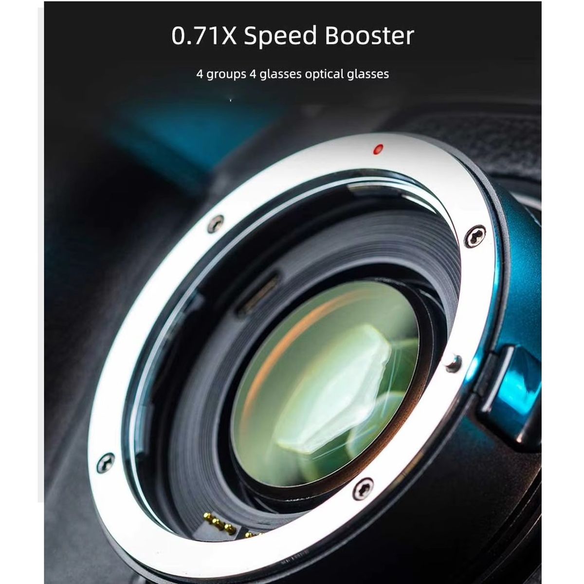 GENERICO - Adaptador Viltrox EF- EOS R3 x071 speed booster