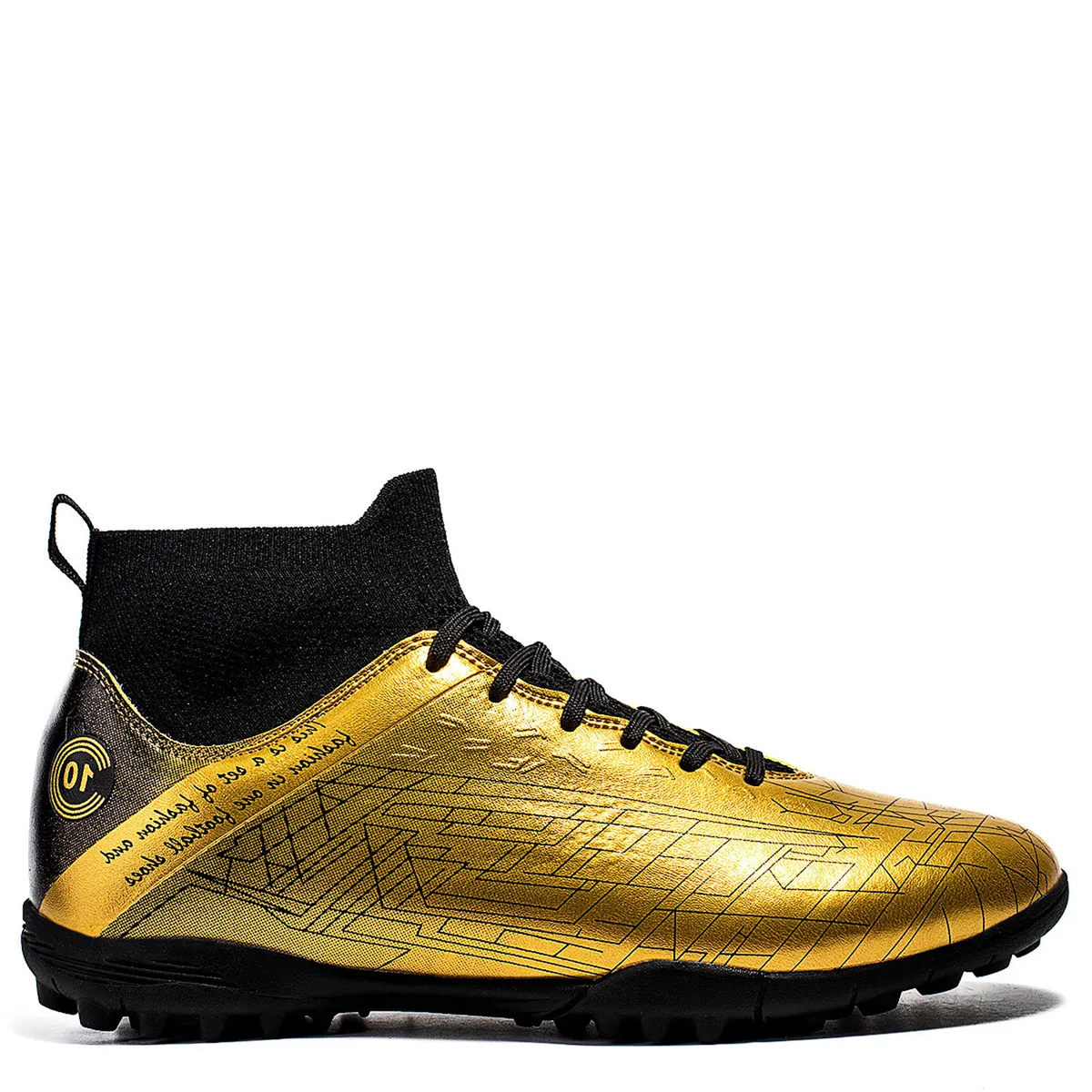 CURMOON - Zapatillas Fútbol Deportivo Hombre TF Pasto Sintético Talla 36-44