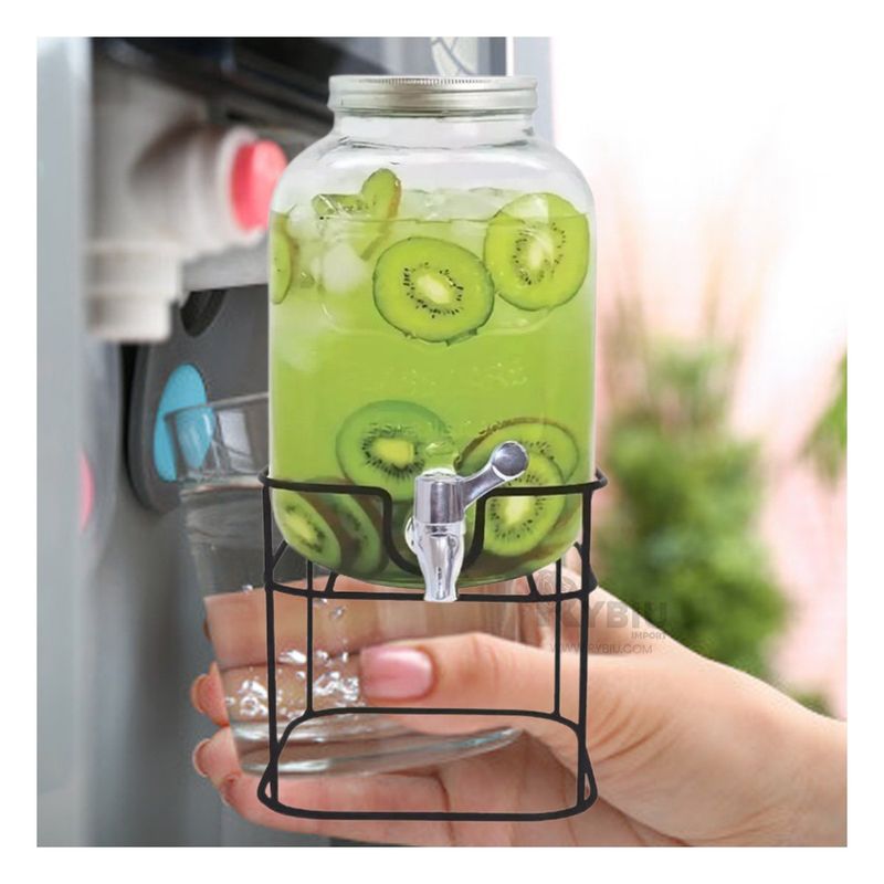 RYBIU IMPORT - Recipiente Innovador Transparente de 5L Y+Gift Stickers