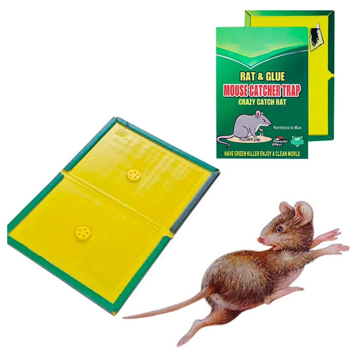 GENERICO - TRAMPA ADHESIVA PARA RATONES MUY EFICAZ  1 UND