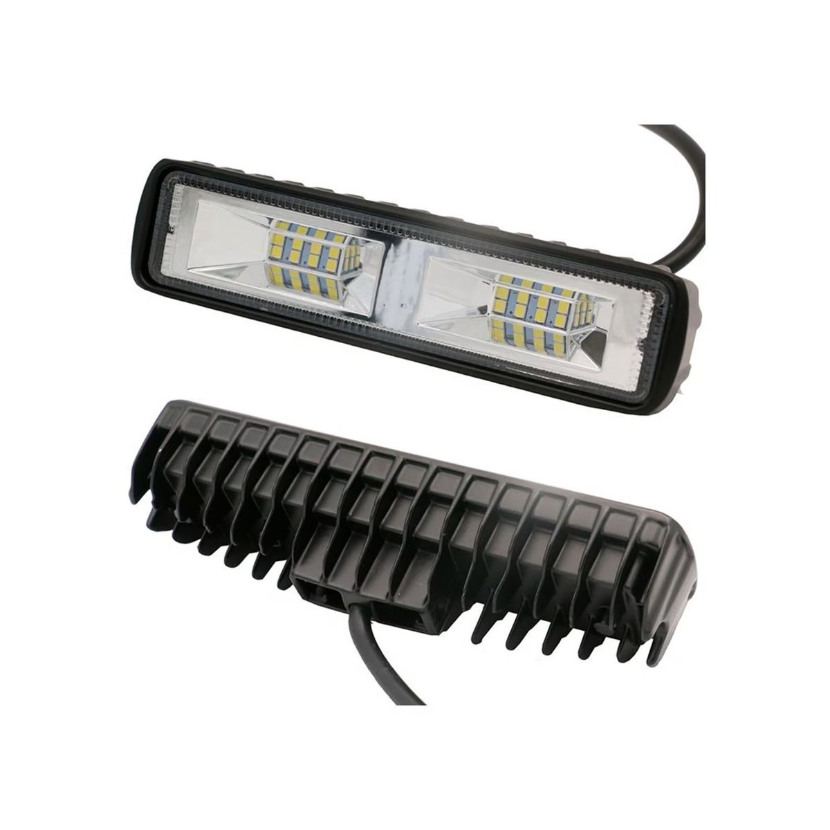 GENERICO - Neblinero Barra Led Espejo 36w 6d Blanco AutoCamionetaMoto