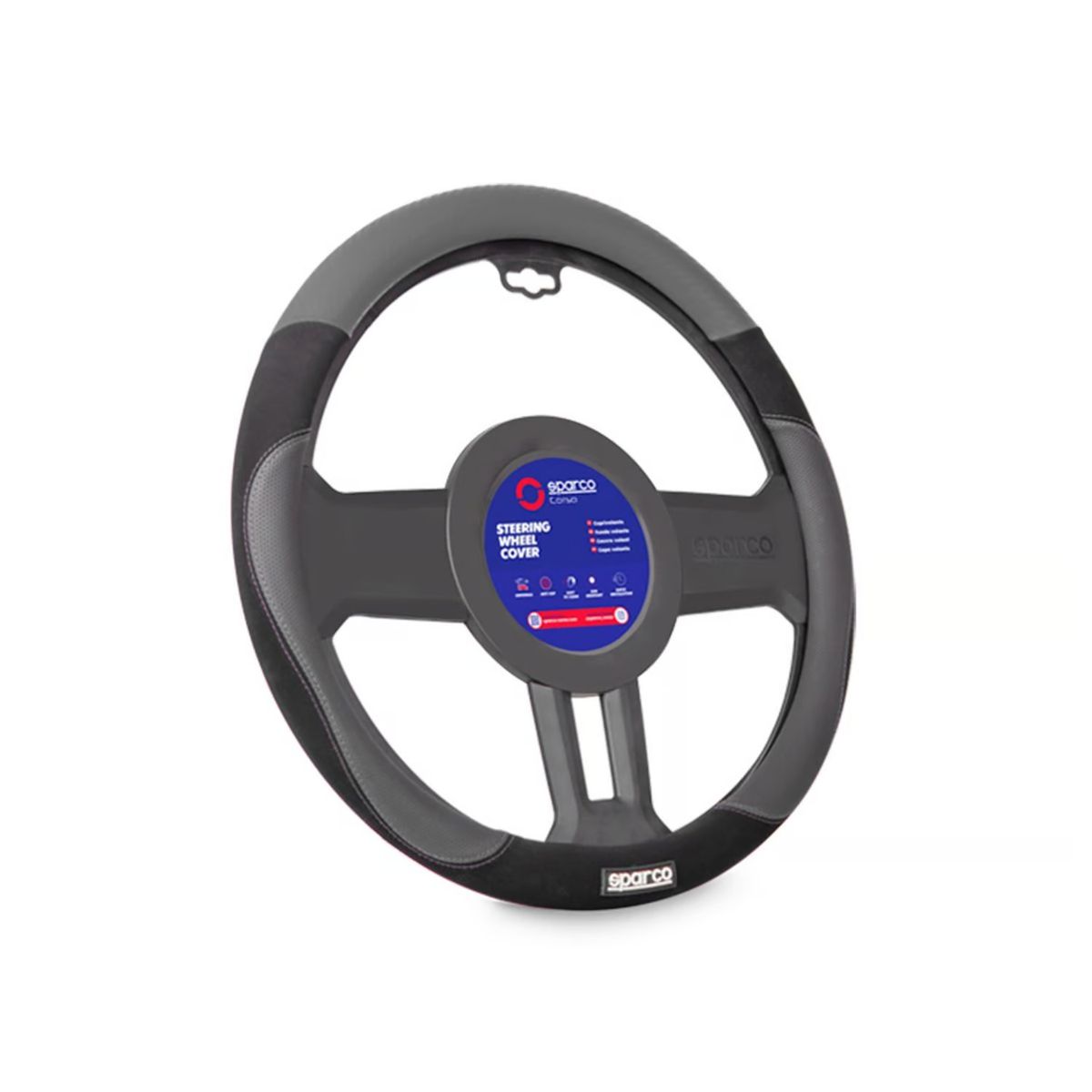 SPARCO - Funda Cubre Volante Forro De Timon Sparco Sps122rd