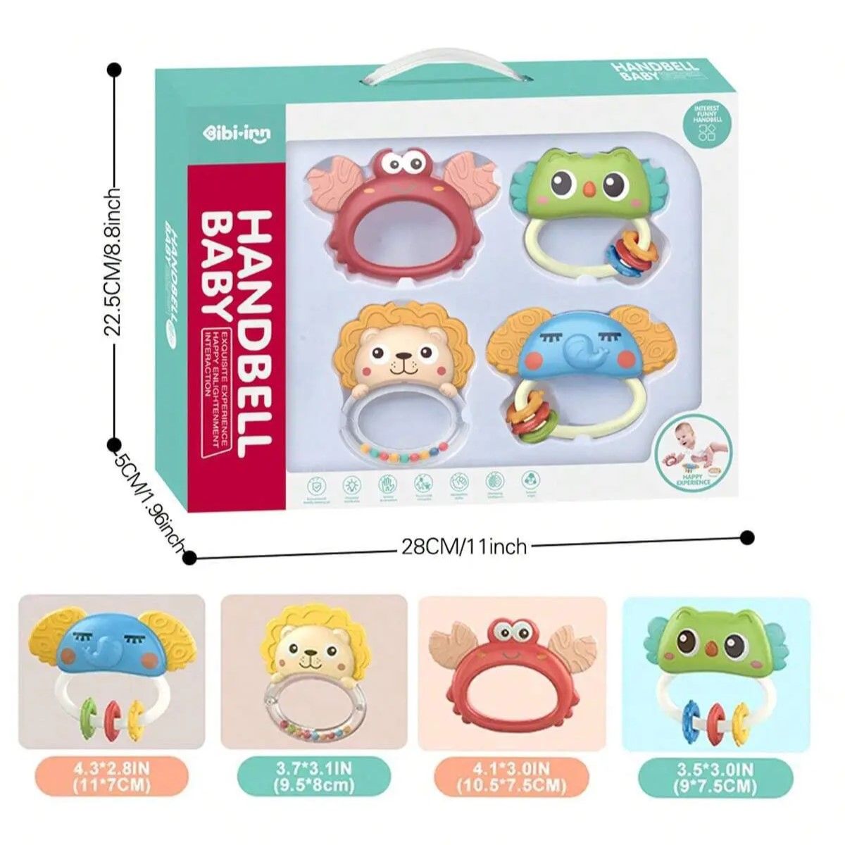 HUANGER - SONAJA MORDEDOR X 4 animales