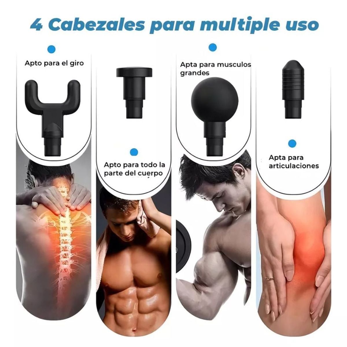 OEM - Masajeador Muscular Pistola 7 velocidades para aliviar el dolor