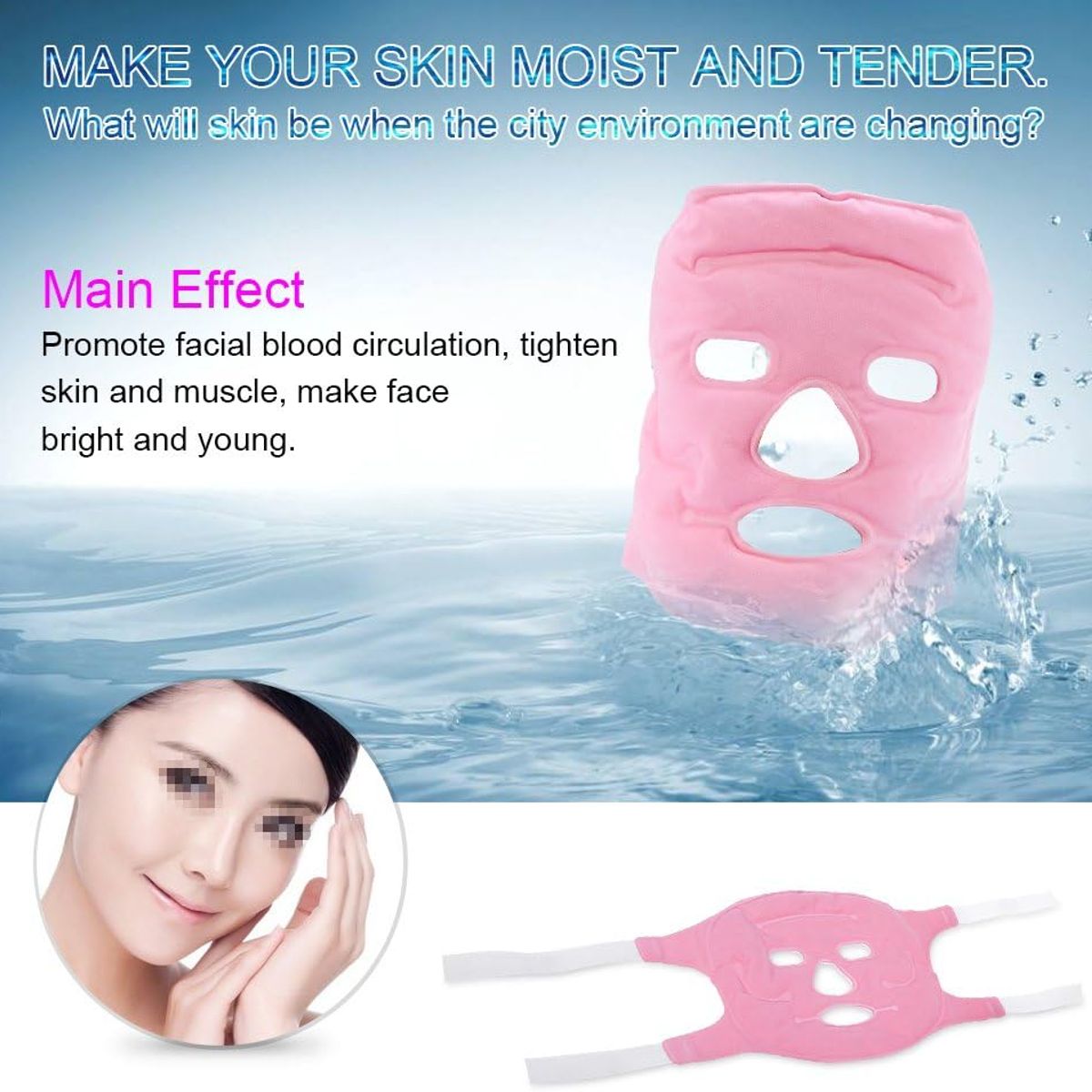 OEM - MASCARA FACIAL FRIO-CALIENTE MAGNÉTICA GEL