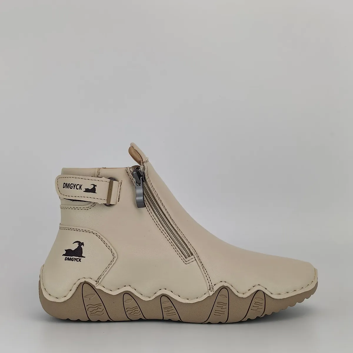 RINODERINA - Botines Casuales Zapatos Unisex Cosidos A Mano