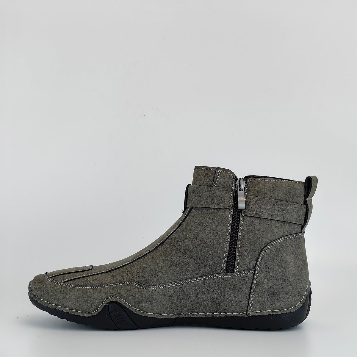 RINODERINA - Botines Casuales Zapatos Para Hombre Cosidos A Mano