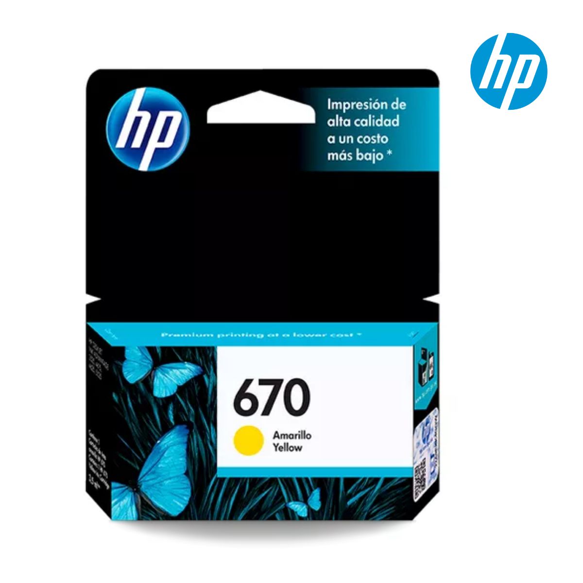 HP - CARTUCHO DE TINTA HP 670 AMARILLO (CZ116AL) ORIGINAL
