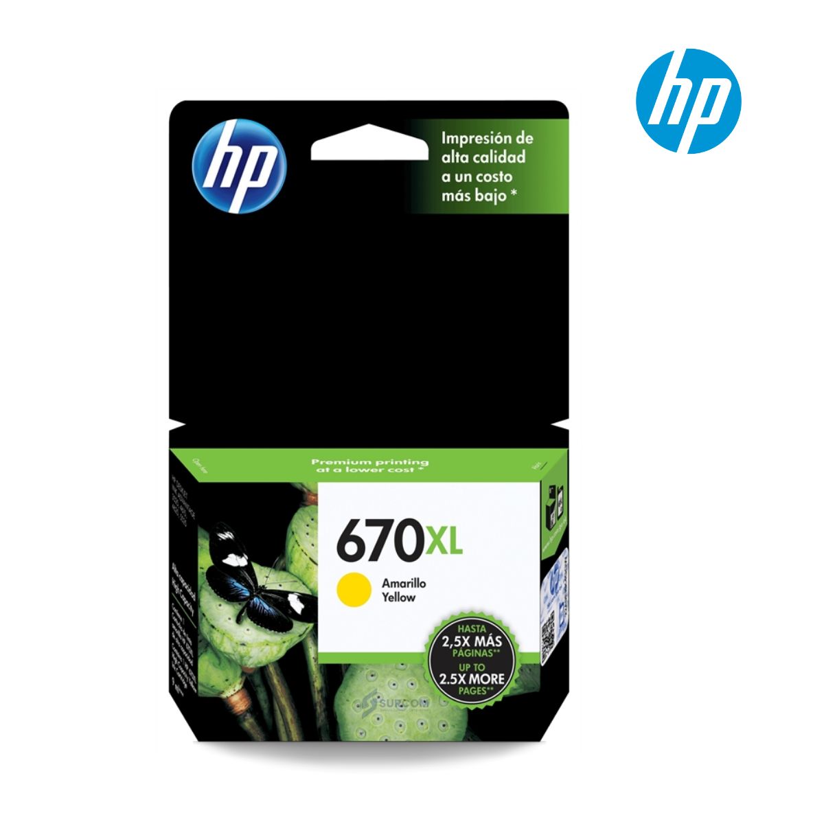 HP - CARTUCHO DE TINTA HP 670XL AMARILLO  ORIGINAL