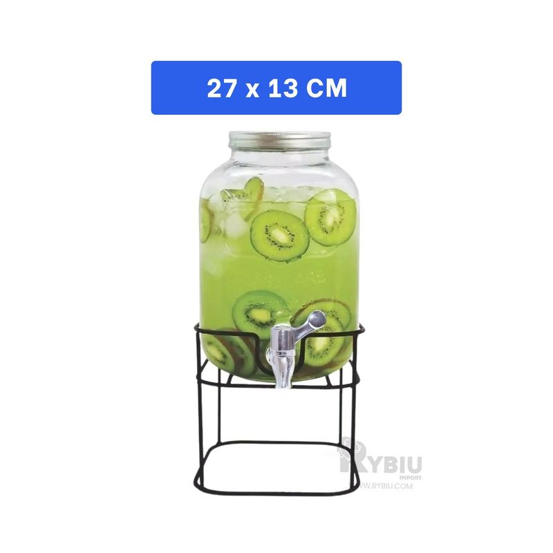 RYBIU IMPORT - Expendedor Dinamico de Vidrio 5L Y+Banderitas Adhesivas
