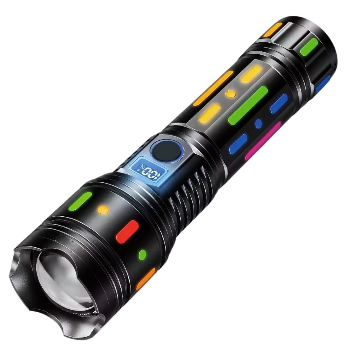 LIDIMI - Linterna LED Super Brillante 3000M Zoom Telescopico LIDIMI LD-L406A