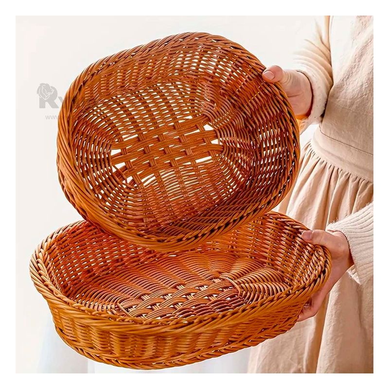 RYBIU IMPORT - Cesta Rustica de 40x30x7 Y+Regalo Agendita