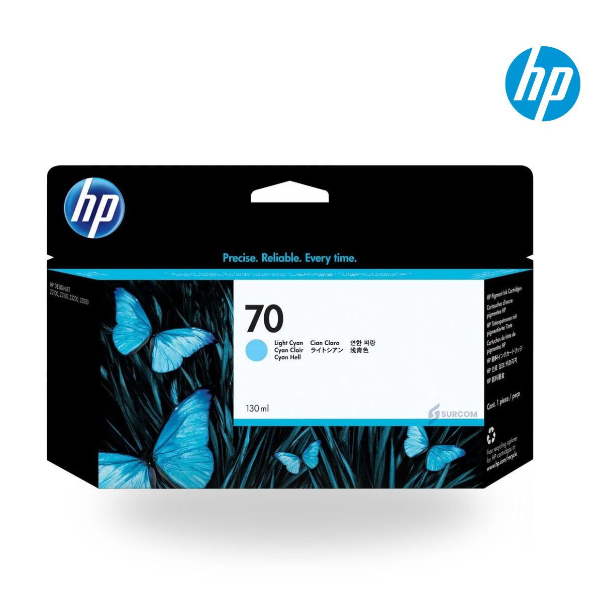 HP - Cartucho HP 70 LIGHT CIAN Original